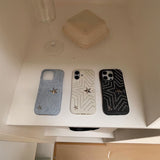 デニムスタッズスターiPhoneケース