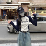 ノーカラーハーフジップフィットスウェット
