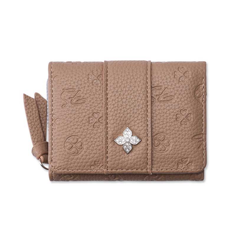 ビジューワンポイントパターンミニ財布