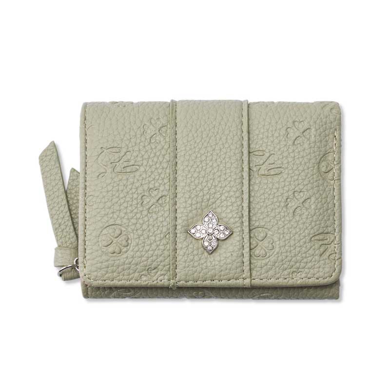 ビジューワンポイントパターンミニ財布