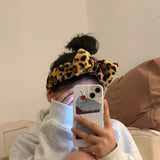レオパードリボンヘアバンド