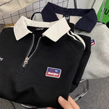 ハーフジップトラックスウェット