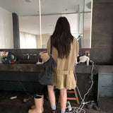 プリーツフレアトレンチコート