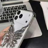 【iPhone17対応】バタフライフレームiPhoneケース