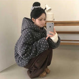 リバーシブルドットボアブルゾン