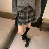 ダークウィンタープリーツスカート