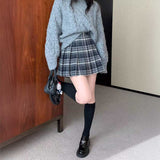 ダークウィンタープリーツスカート