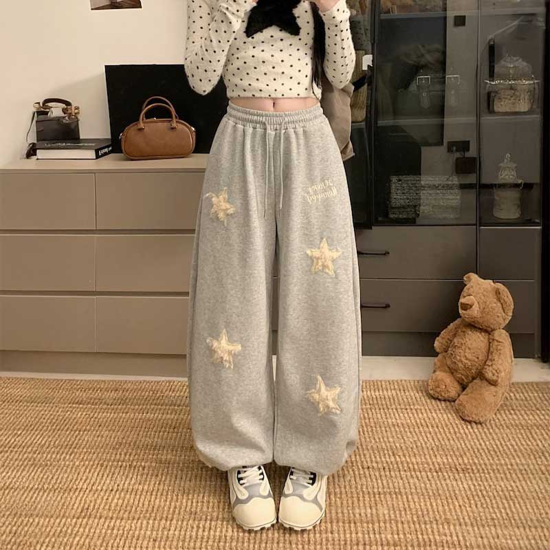 スターパッチスウェットパンツ