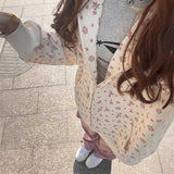 フローラルワッフルパーカー