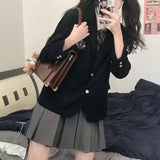 韓国風シンプル私立制服コーデ5点SET