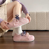 スウェードステッチスニーカー