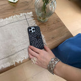 デニムスタッズスターiPhoneケース