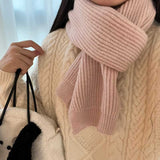 ソフトカラーリブマフラー