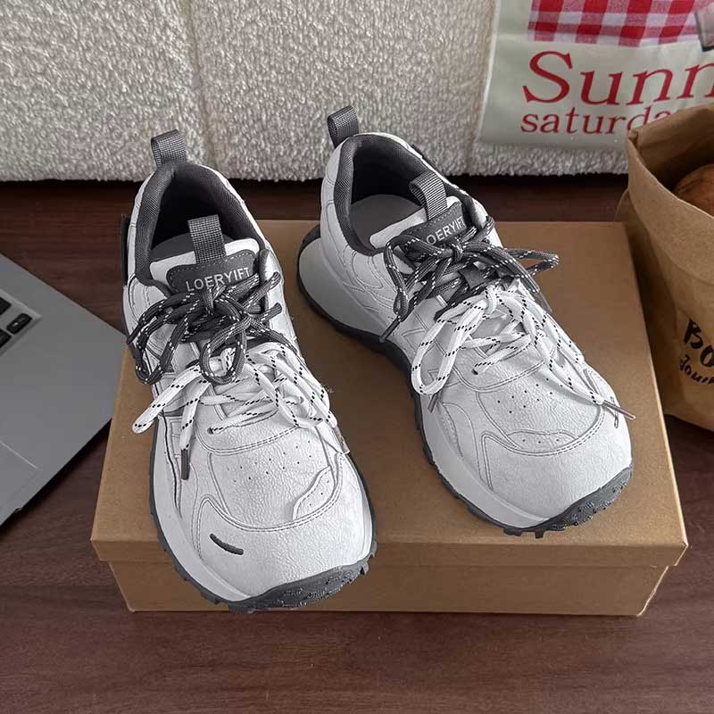 ドローストライプラインスニーカー