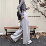 ワイドポケットアクセントドロースウェットパンツ