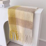 ギンガムキャンディーボリュームマフラー