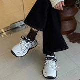 ドローストライプラインスニーカー