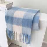 ギンガムキャンディーボリュームマフラー