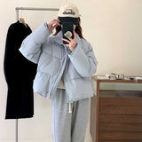 ソフトマカロンシンプルダウンジャケット