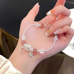 カラーストーンムーンスターブレスレット