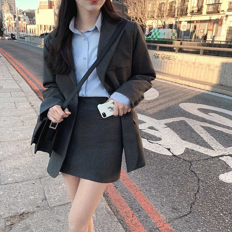 シックジャケット&タイトスカートSET