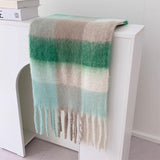 ギンガムキャンディーボリュームマフラー