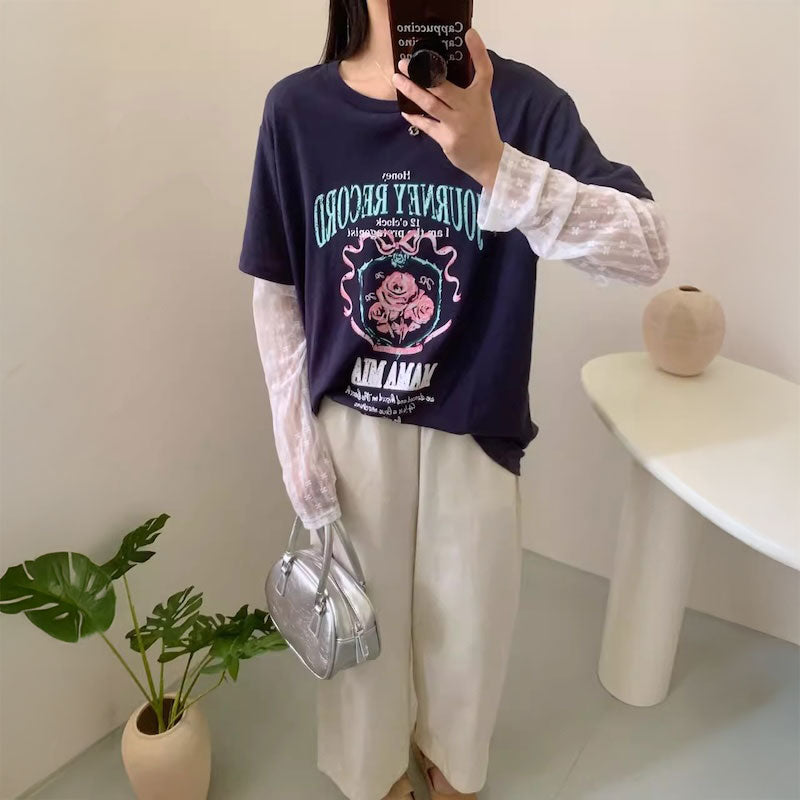 ヴィンテージスルーレイヤードTシャツ
