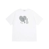 ハートレオパードTシャツ