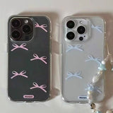 ミニリボンクリアiPhoneケース