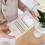 ハートチェックミニ財布