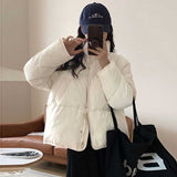 ソフトマカロンシンプルダウンジャケット