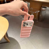 うさ耳ダウンジャケットiPhoneケース