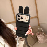 うさ耳ダウンジャケットiPhoneケース