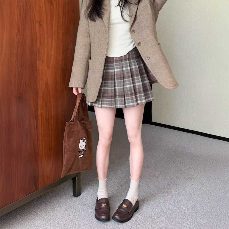 ダークウィンタープリーツスカート