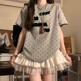 ドットパッチTシャツ