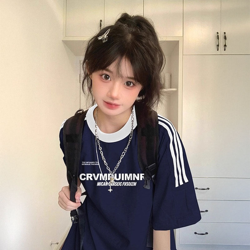 ロゴメンズオーバートラックユニTシャツ