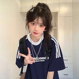 ロゴメンズオーバートラックユニTシャツ