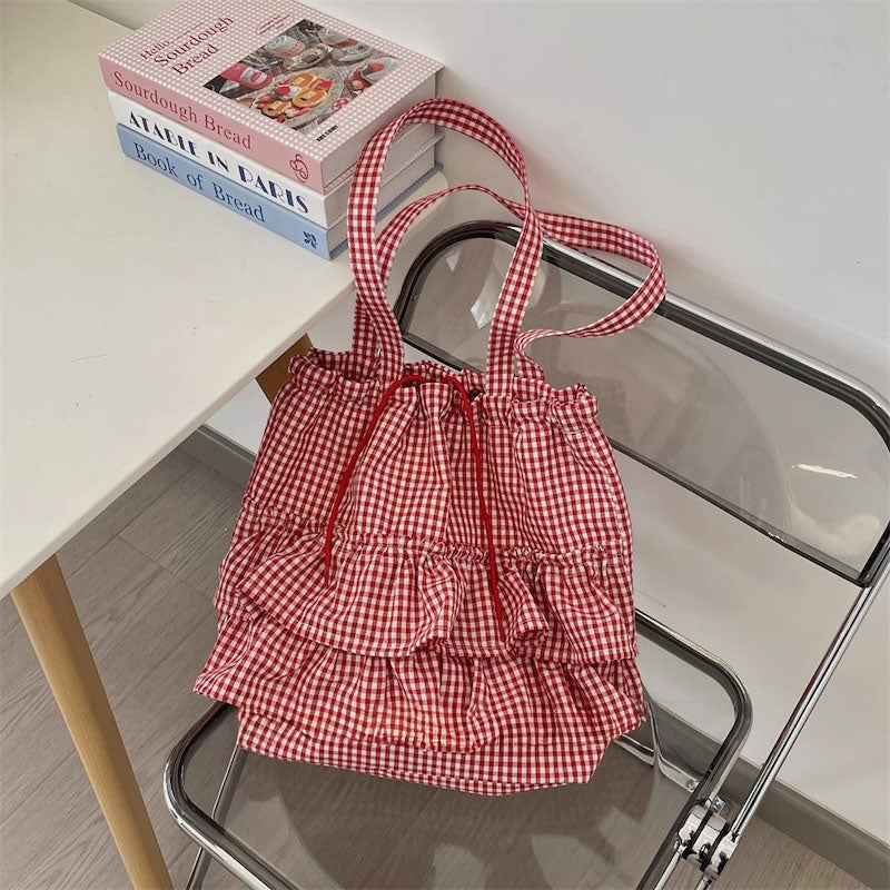 推しカラーティアードドロストトートバッグ