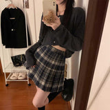ウィンターチェックプリーツスカート