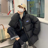 チェックアクセントオーバーダウンジャケット