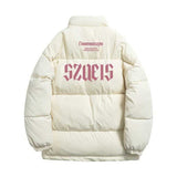 ピンクバックロゴダウンジャケット