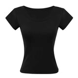 シンプルクルーネックTシャツ