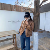 レザーボアブルゾン