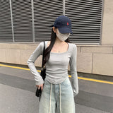 UネックナチュラルフィットロンT