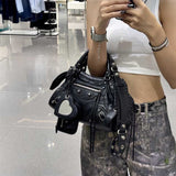 ハートミラースタッズストリートバッグ