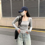 UネックナチュラルフィットロンT