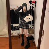 ウィンターチェックプリーツスカート