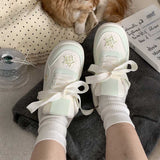 デザインスターステッチスニーカー