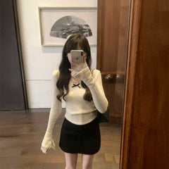 エンドレースミニリボンニット