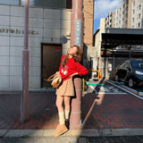 リボンチェリーニット